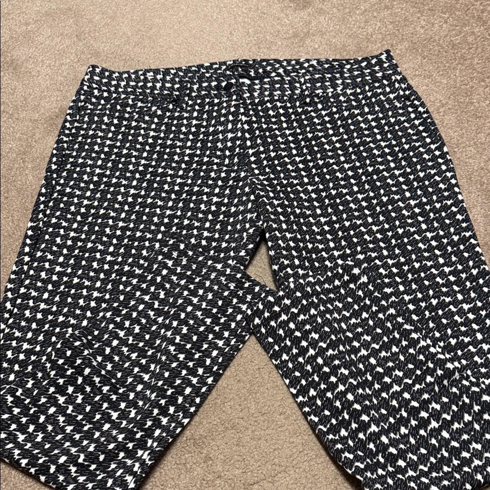 J. Mclaughlin Monochrome Patterned Pants - image 1